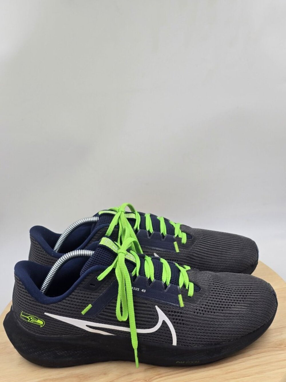 Mens Nike Air Zoom Pegasus 40 Athletic Shoes Seattle Seahawks US Size 11
